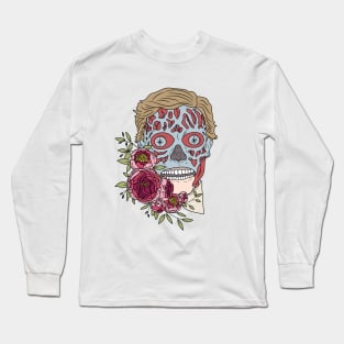 They Live Floral Long Sleeve T-Shirt